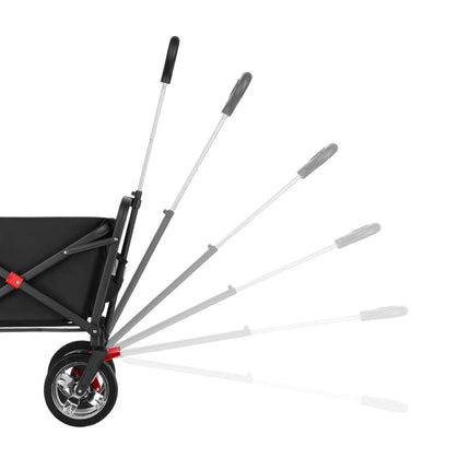 Folding Wagon, Black, 120L Capacity