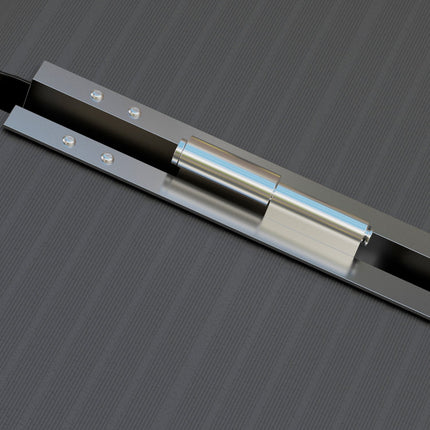 Zusammenklappbare Rollstuhlrampe, rutschfeste Oberfläche, tragbares Aluminium
