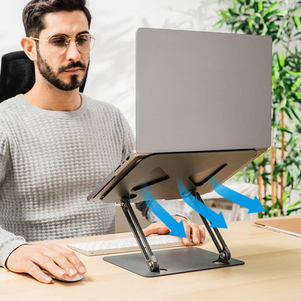 Klappbarer und verstellbarer Laptopständer Lastan InnovaGoods