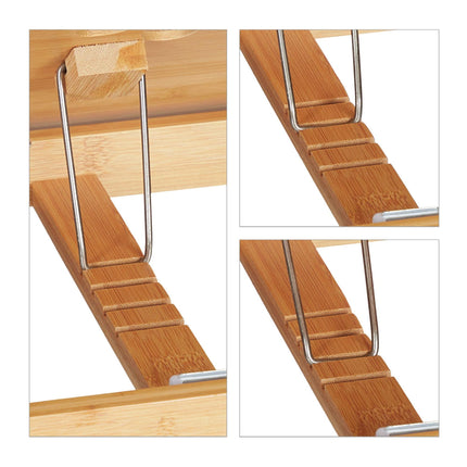 Table pliante en bambou pour ordinateur portable