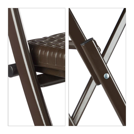 Folding barstool BASTIAN set of 2