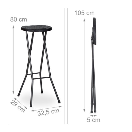 Folding barstools BASTIAN