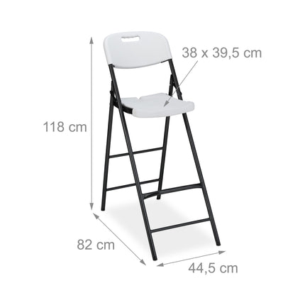 Klappbarer Barhocker 2er Set