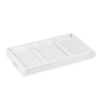 Folding bed tray white