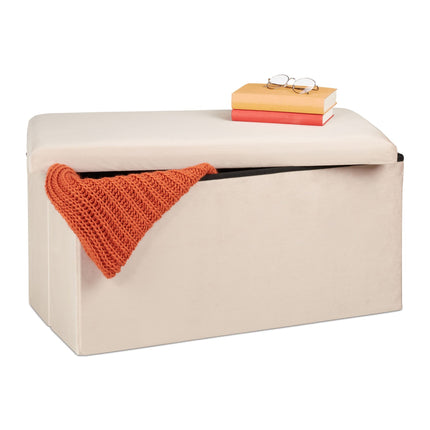 Banc pliant en velours