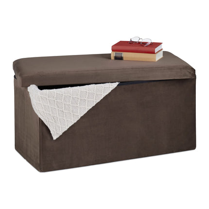 Banc pliant en velours