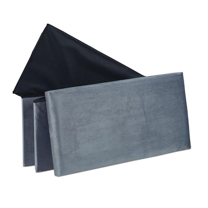 Banc pliant en velours