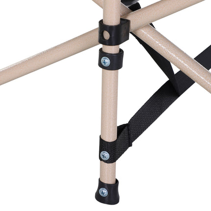 Klappbares Feldbett mit Tragetasche – Stahlrahmen, grün