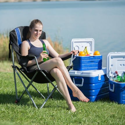 Chaise de camping pliante avec rembourrage