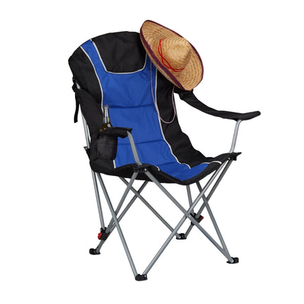 Chaise de camping pliante avec rembourrage