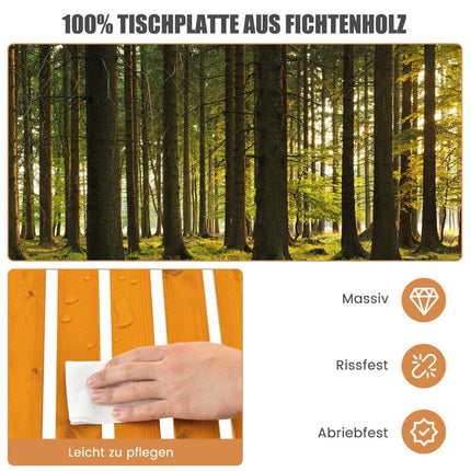 Opvouwbare kampeertafel met draagtas voor strandpicknicks en vistochten in de natuur