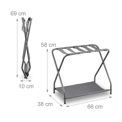 Klappbare Garderobe aus Metall