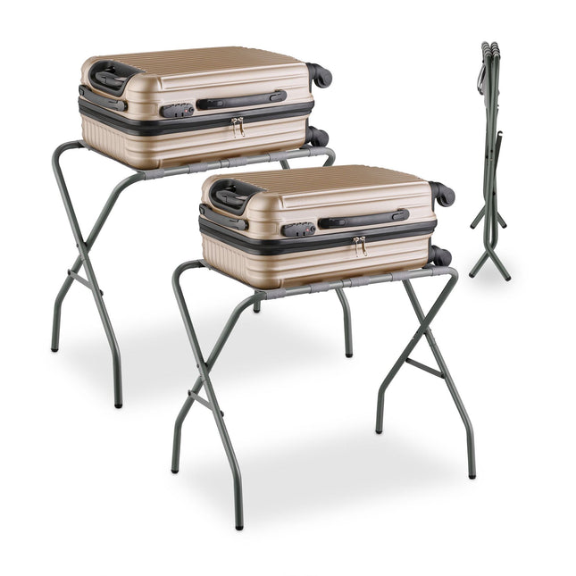 Folding coat stand in metal