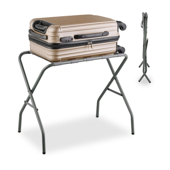 Folding coat stand in metal