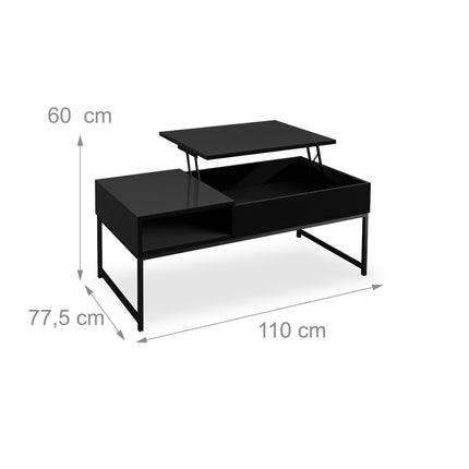 Klappbarer Couchtisch