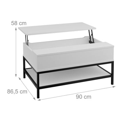 Folding coffee table