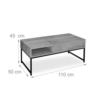 Folding coffee table