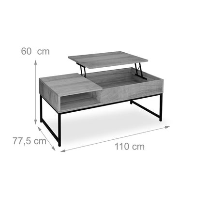 Folding coffee table