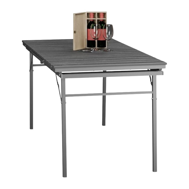 Klappbarer ausziehbarer Gartentisch