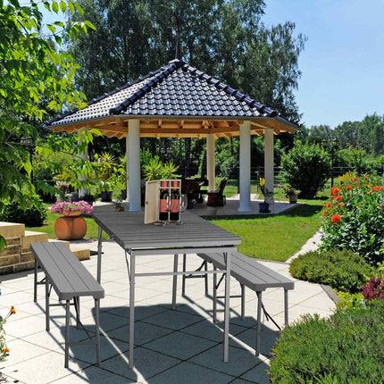 Table de jardin pliante et extensible