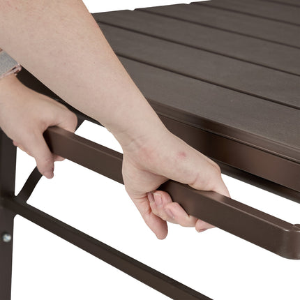 Table de jardin pliante et extensible