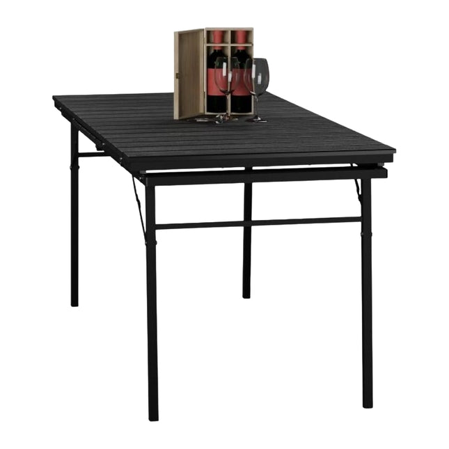 Klappbarer ausziehbarer Gartentisch