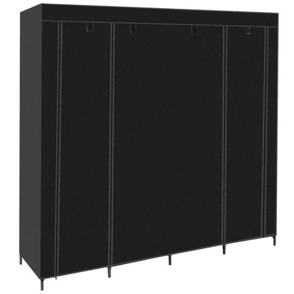 Faltbarer Stoffkleiderschrank 170x170cm Ruhhy 21744 