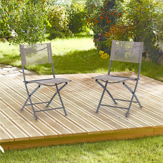 Klappbarer Gartenstuhl 2er Set