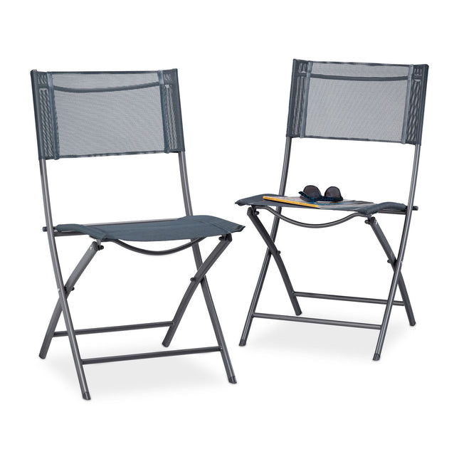 Klappbarer Gartenstuhl 2er Set