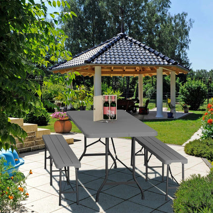Folding garden table