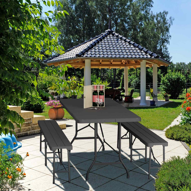 Klappbarer Gartentisch