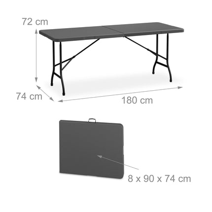 Folding garden table