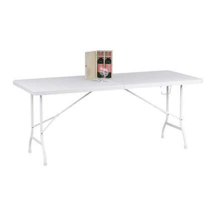 Folding garden table