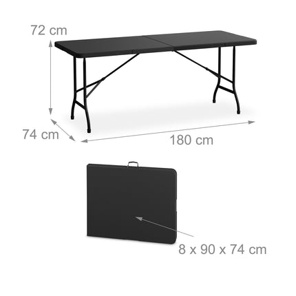Folding garden table