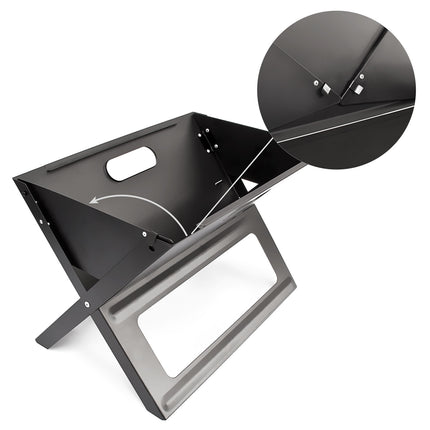 Folding grill portable