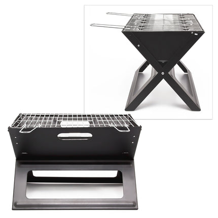 Folding grill portable