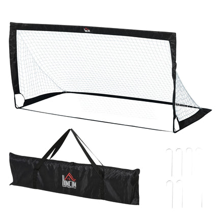 Klappbare Mini-Fußballtore aus Stahl und Tetrolon, 2er-Set