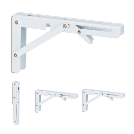 Folding shelf supports set of 4