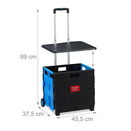 Chariot de courses pliable