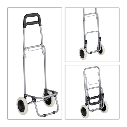 Folding shopping trolley