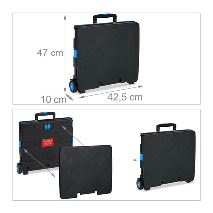 Chariot de courses pliable