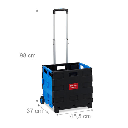 Chariot de courses pliable