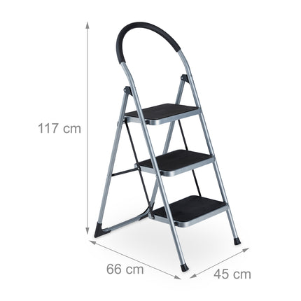 Klappbare Trittleiter, 3 Stufen