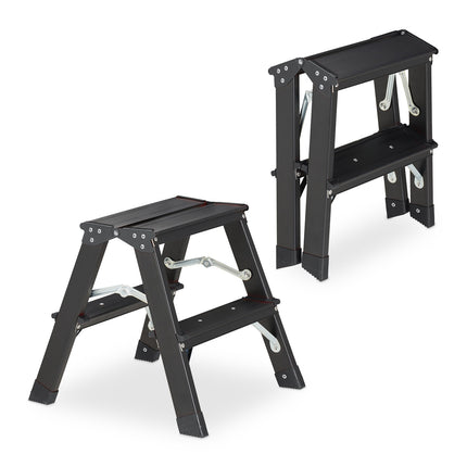 Klappbare Trittleiter aus Aluminium