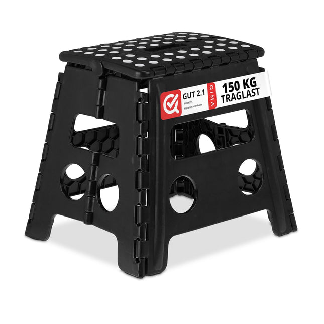 Klapphocker L schwarz