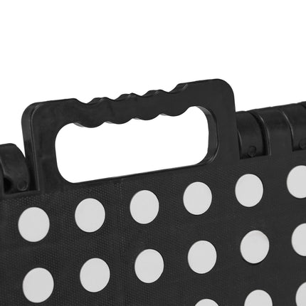 Folding stool XL black