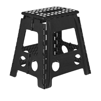 Folding stool XL black