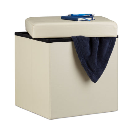 Folding stool artificial leather