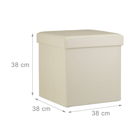 Folding stool artificial leather