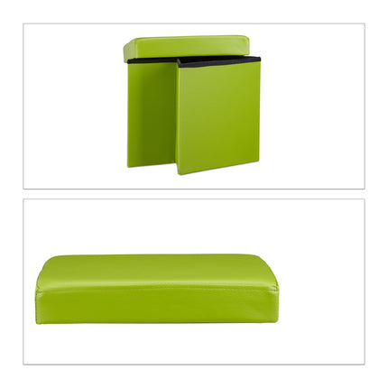 Folding stool artificial leather